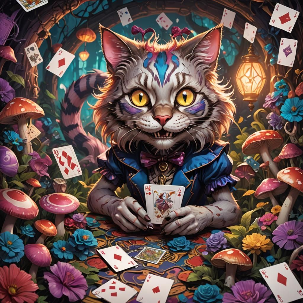 Alice in Twisted Wonderland: Hyper-Realistic Concept Art