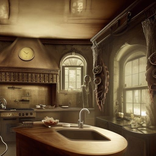 Haunted Kitchen: Tentacles in Hyperrealistic Horror