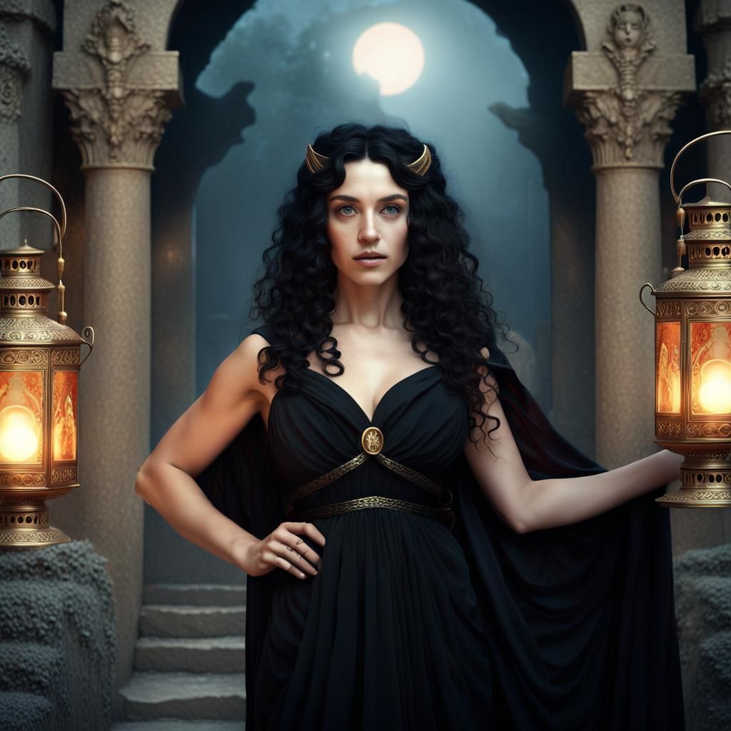 Hekate, Greek Goddess, Leads the Way From Underworld