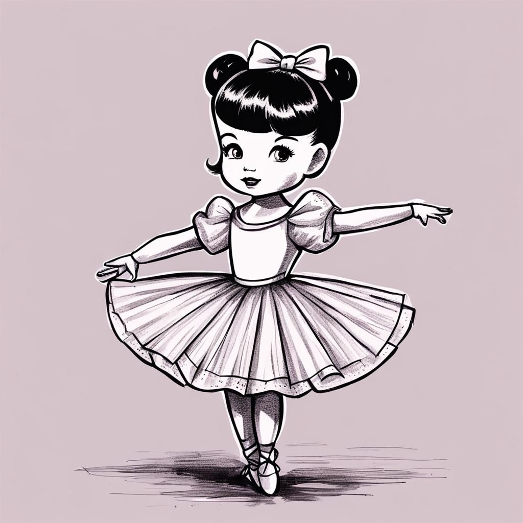 Bettie Boop as Ballerina