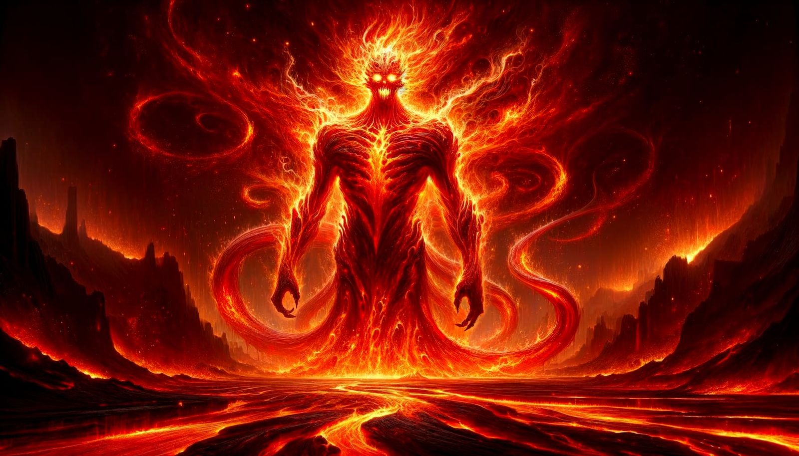 Fiery Titan of the Inferno Realm