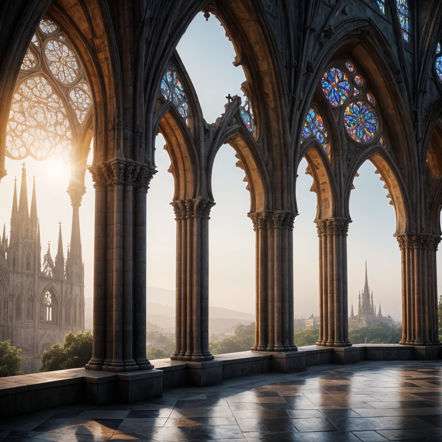 Gothic Cathedral in Majestic Splendor