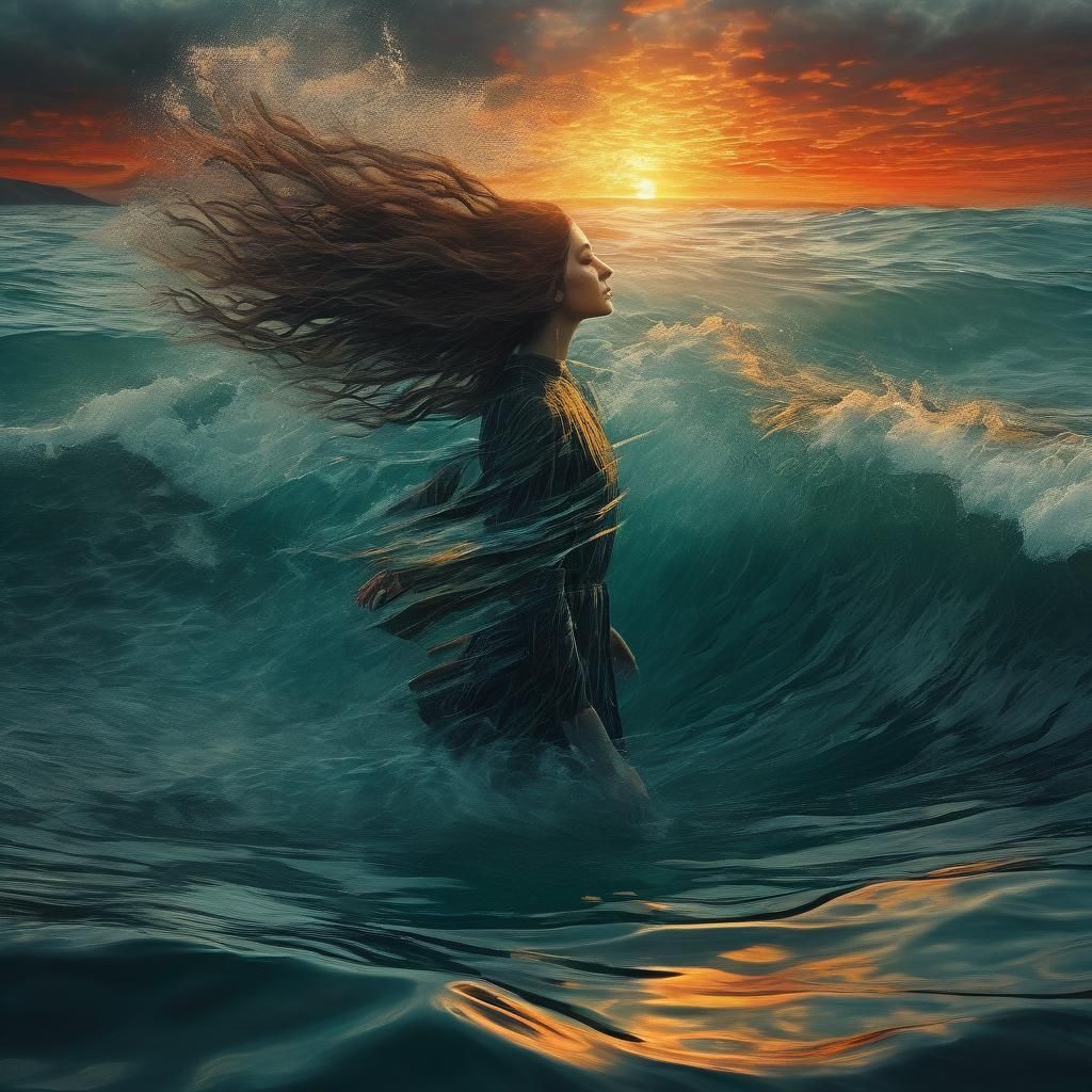 Mesmerizing Digital Collage of Gratitude in 8K