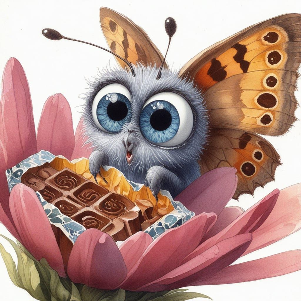 Wow...chocelat inside