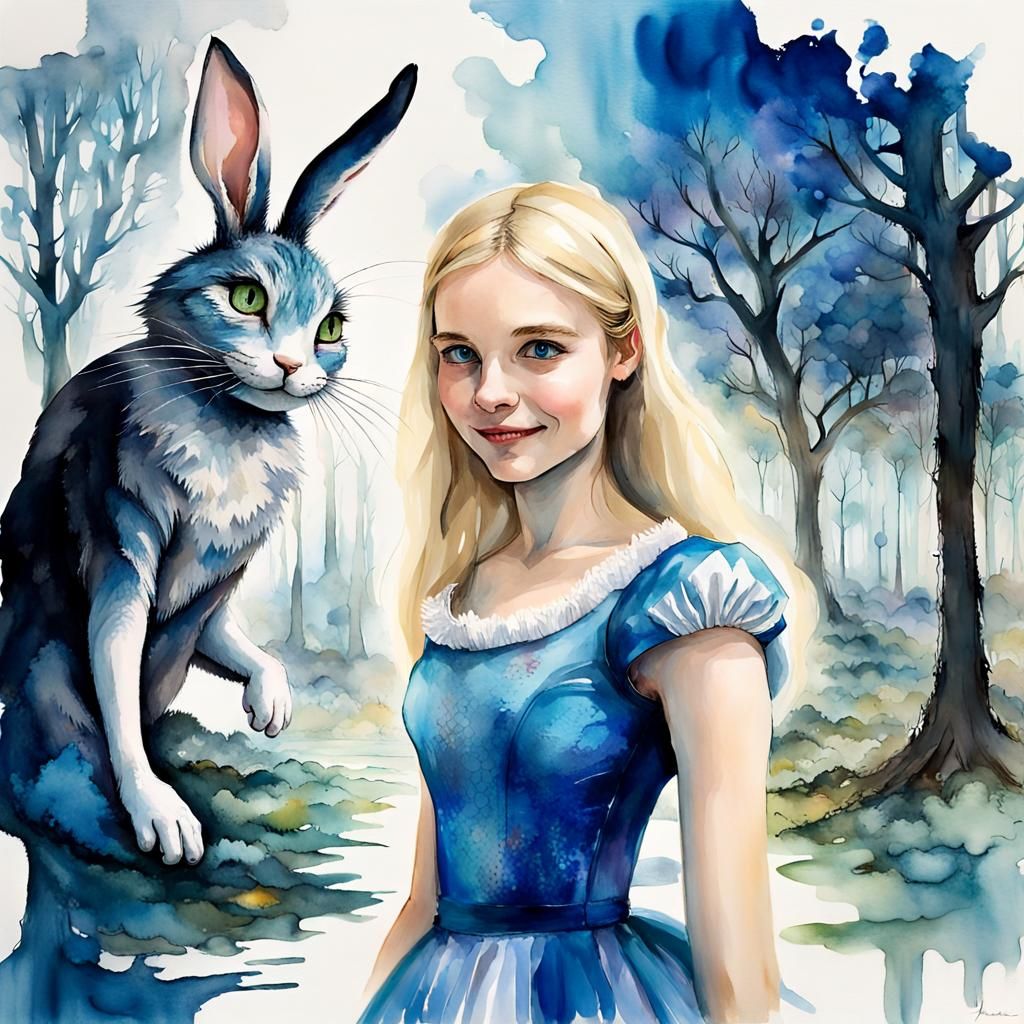 Alice in Wonderland Inspired Surreal Dreamscape
