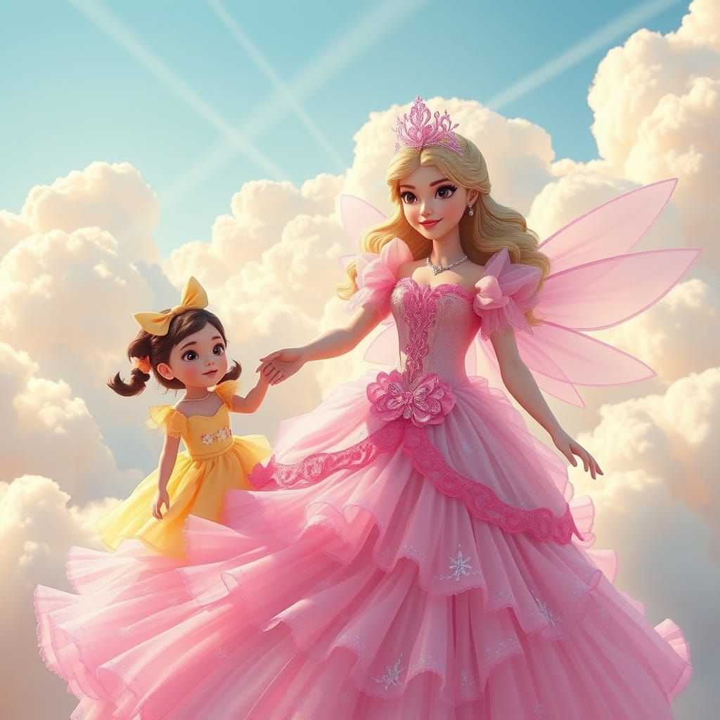 Ethereal Princess Offers Enchanted Cloud Ride