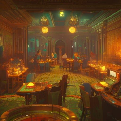 Mumbai Casino Concept Art in 8K Resolution