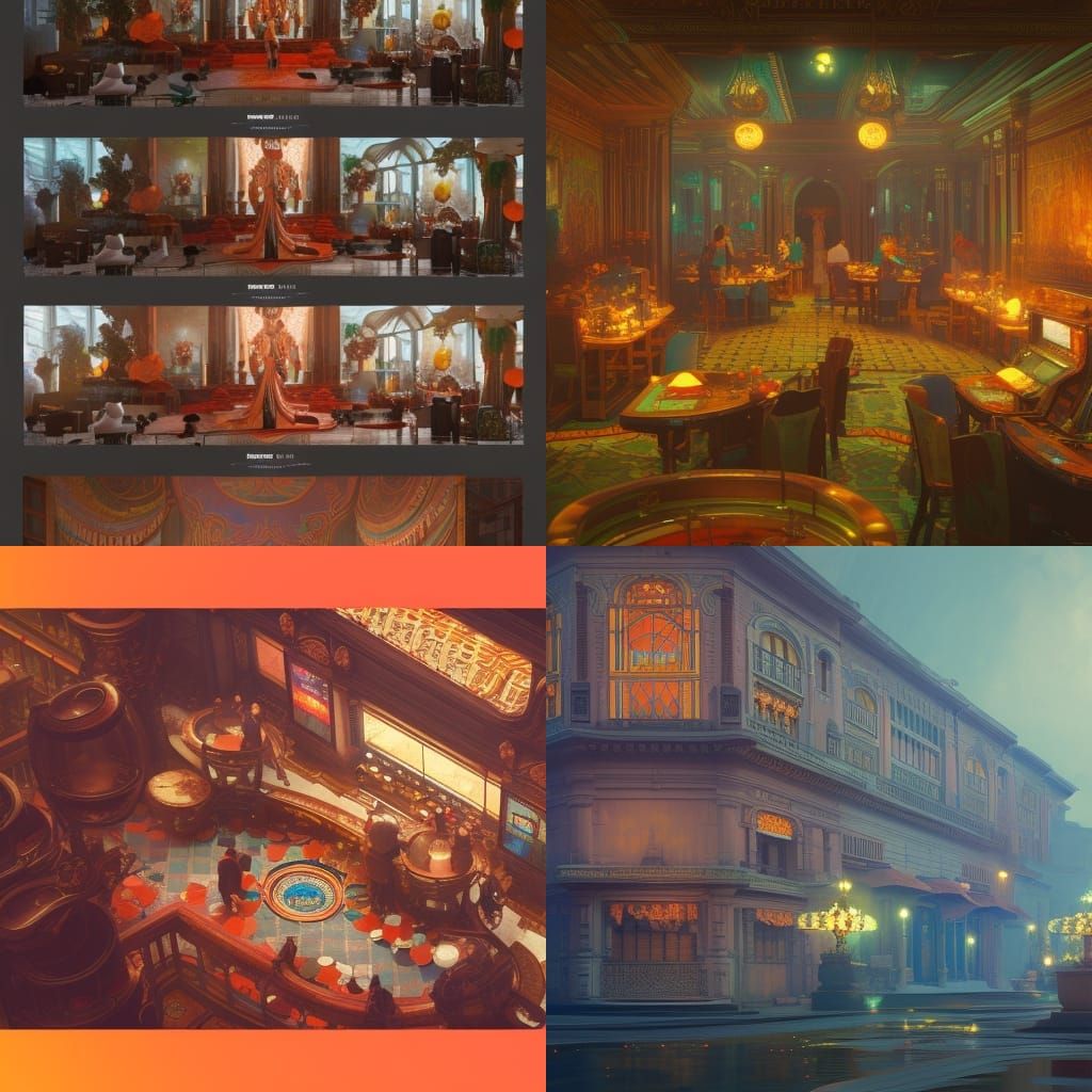 Mumbai Casino Concept Art in Unreal Engine 5