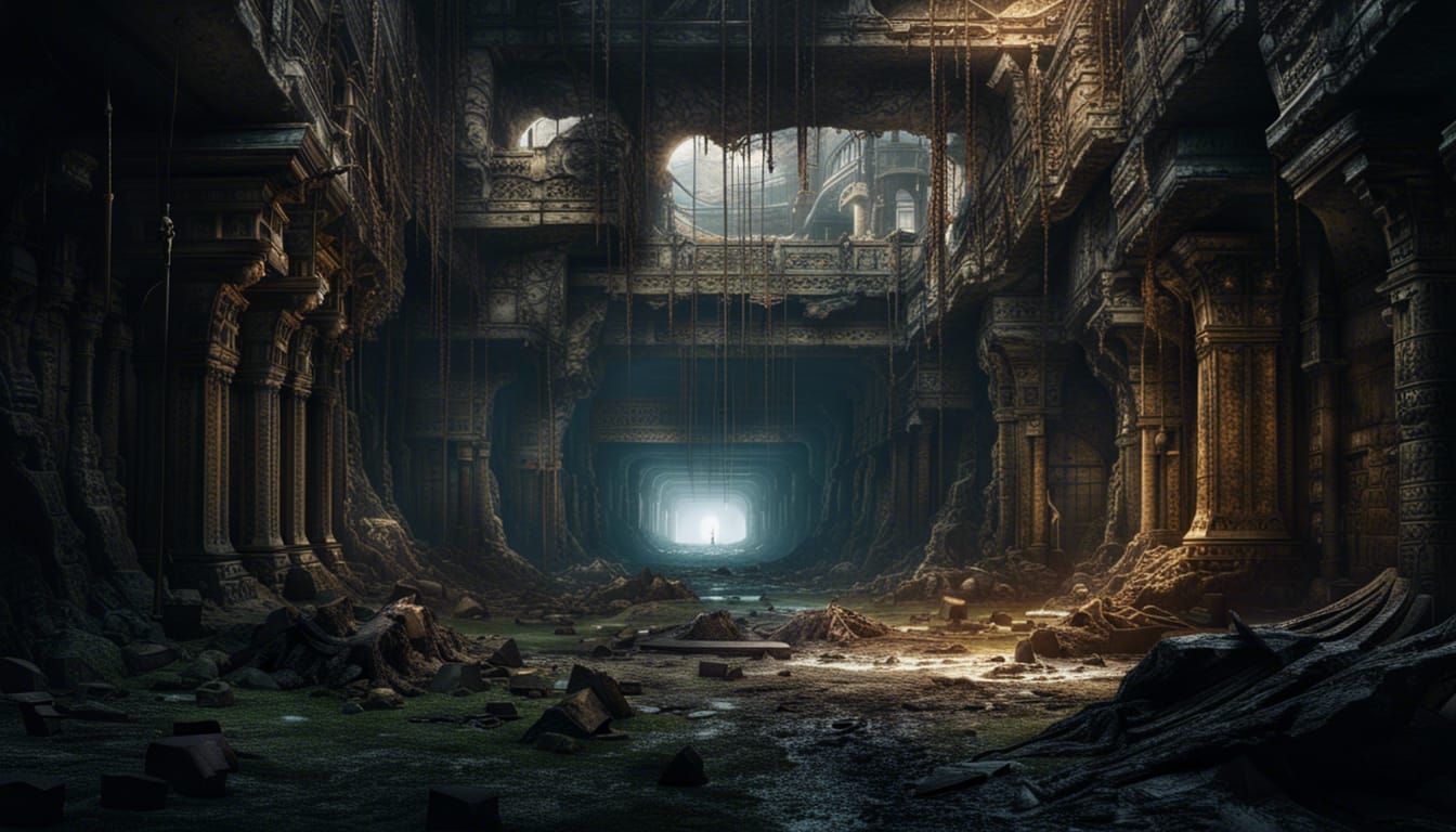 Epic Underground Places: Dramatic Digital Matte Painting