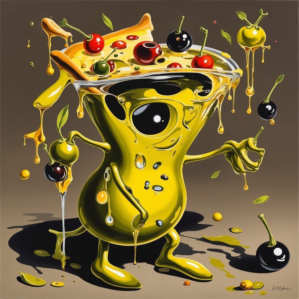 Cute Pizza Creature Generated by AI