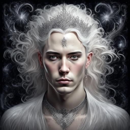 Portrait of a Young Man with Silver Jewelry