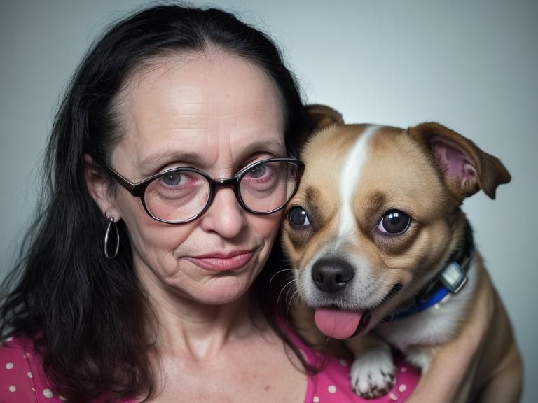 Sweet Bridget and Her Little Dog
