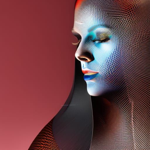 Hyperdetailed Portrait of a Beautiful Woman