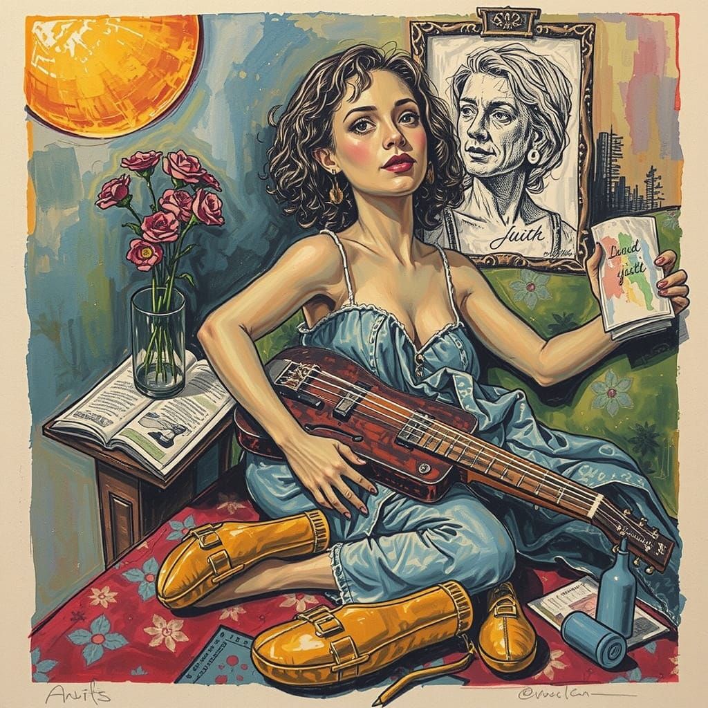 Etcher's Etched Sketch of an Artist's Sketch