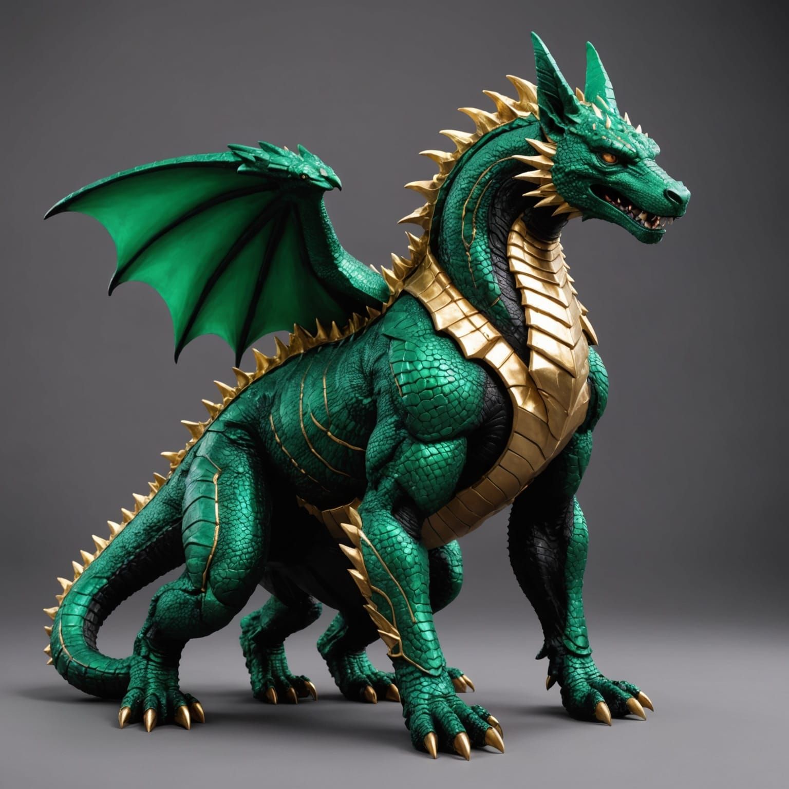 Emerald Fusion: Anubis, Godzilla, Dragon Hybrid