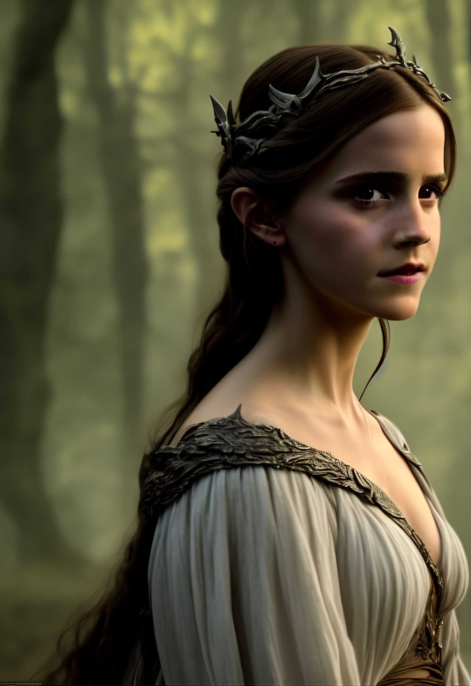Emma Watson as Arwen in Fantasy Art