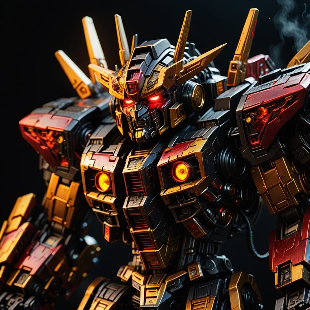 Hyper-Realistic Predaking Transformer in Metallic Sheen