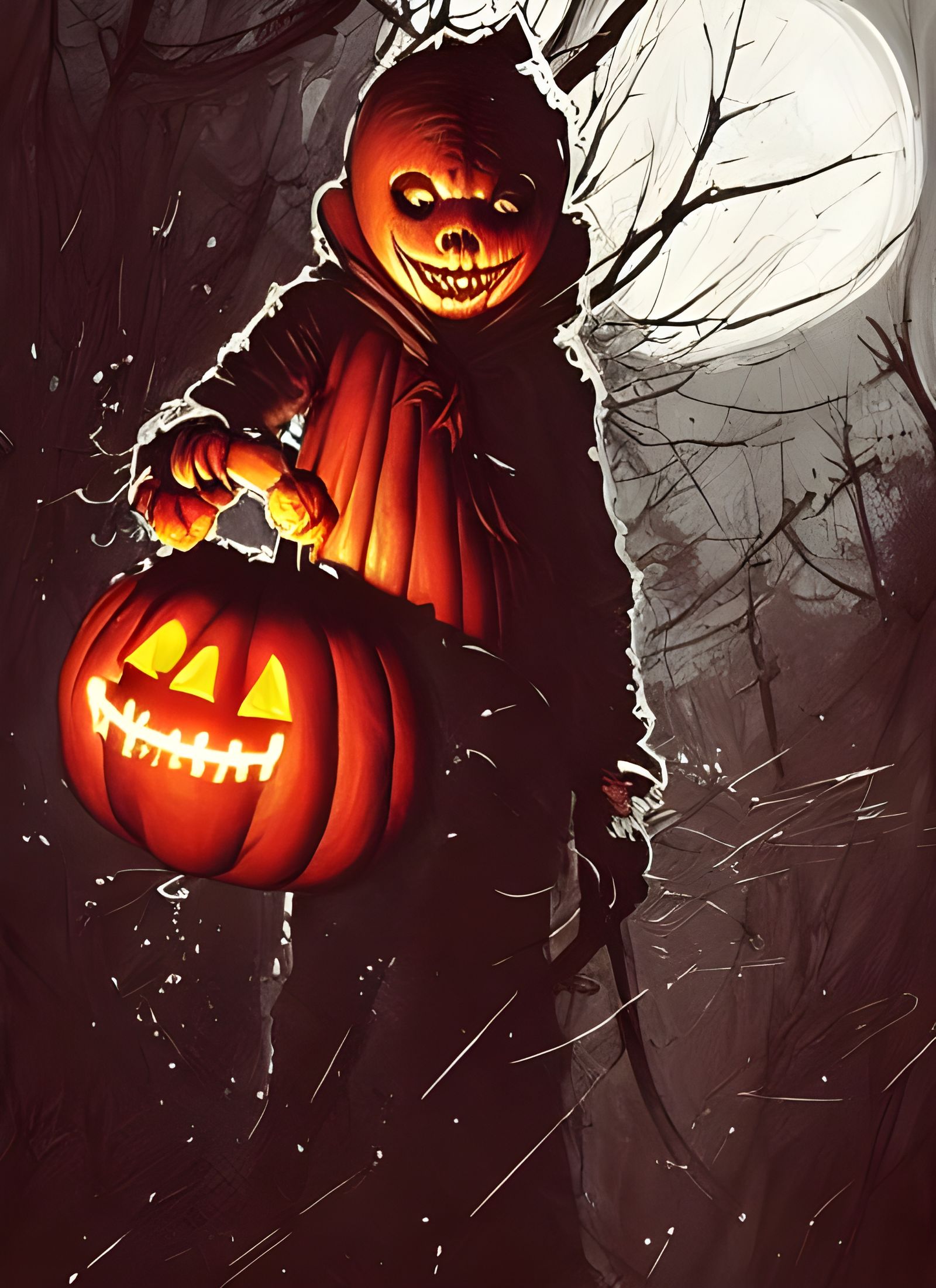 Scary Sam Close-up: A Horror Speedpaint