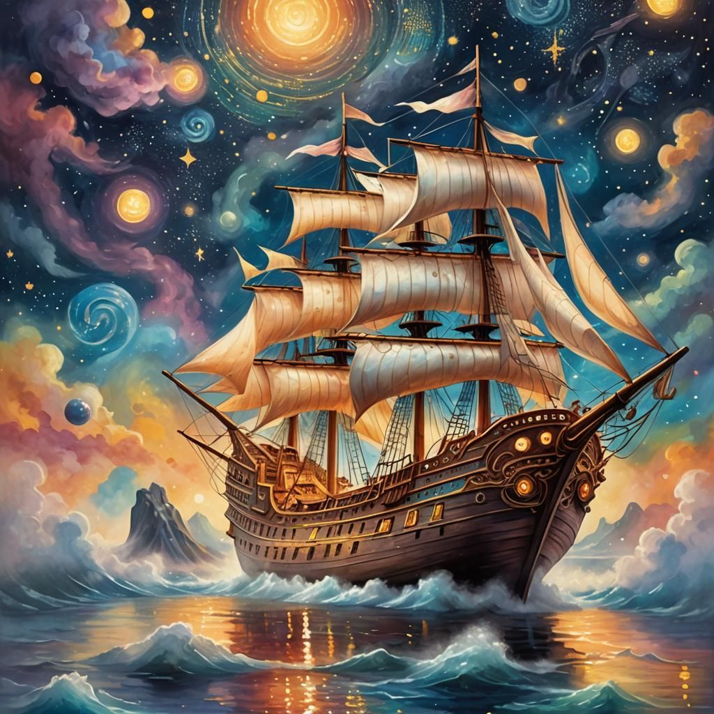 Good Ship Lollipop in Astral Cosmic Style