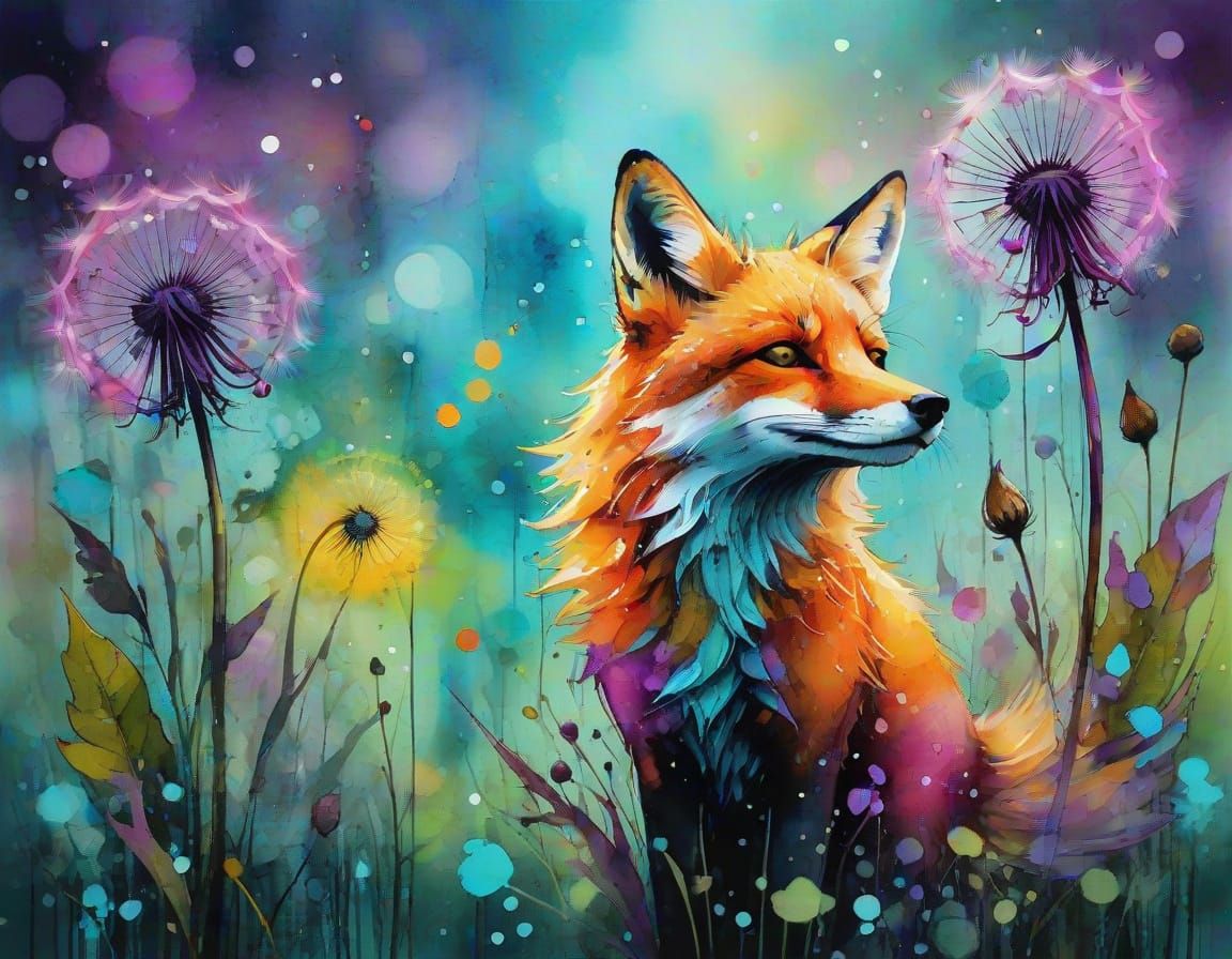 Joyful Nature Celebration in Vibrant Colors