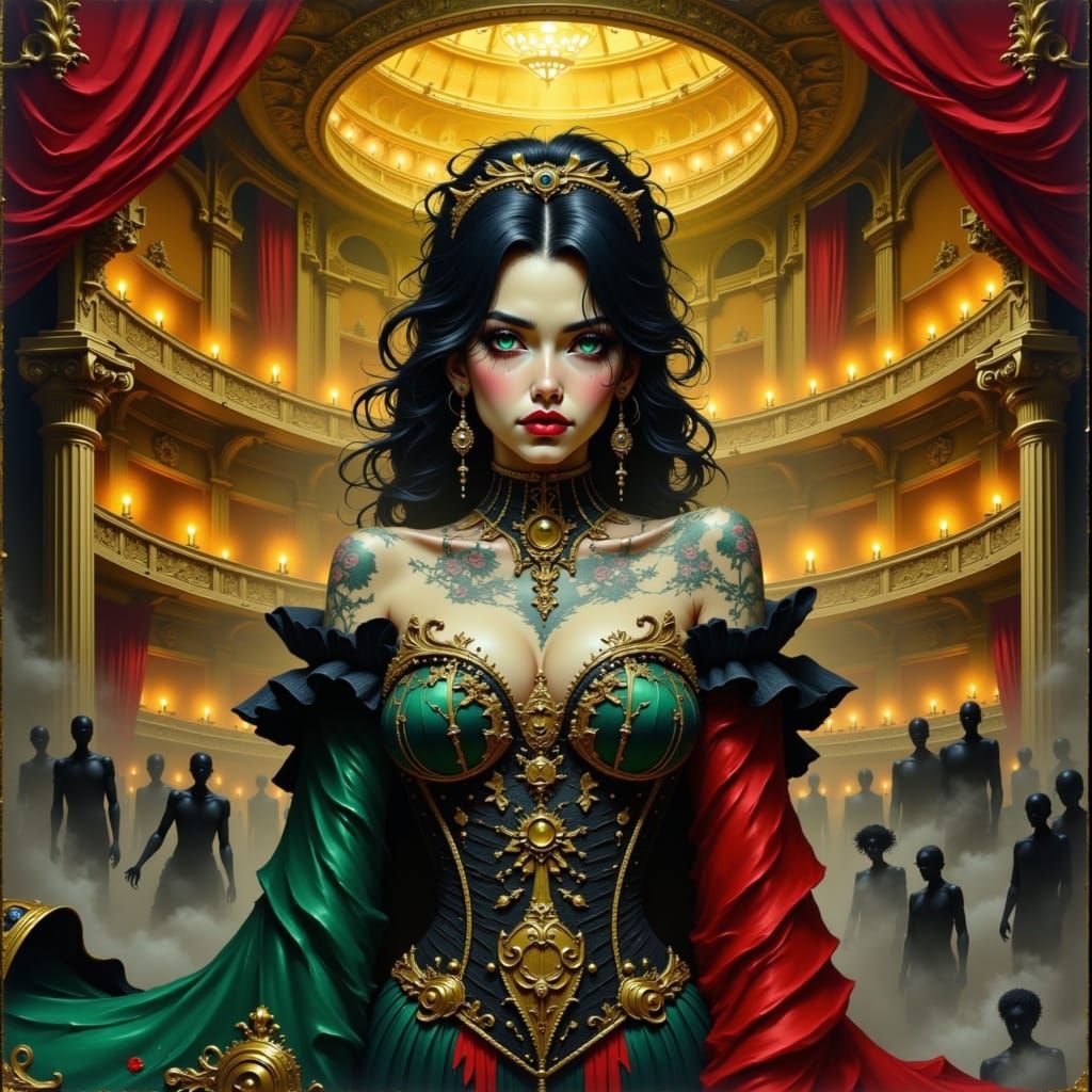 The Clockwork Diva Madame Isolde in Dark Fantasy Opera