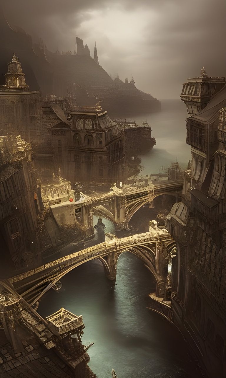 Epic Cathedral in Dramatic Digital Matte Painting