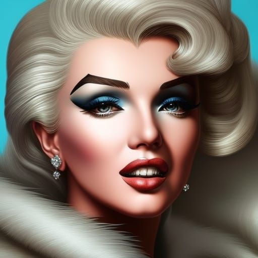 A Beautiful portrait - Marylin Monroe