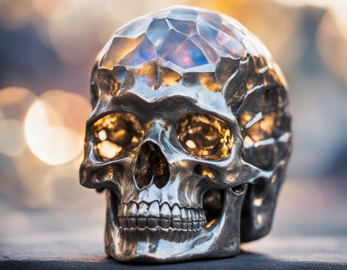 Crystal Skull: Professional Photography with Bokeh