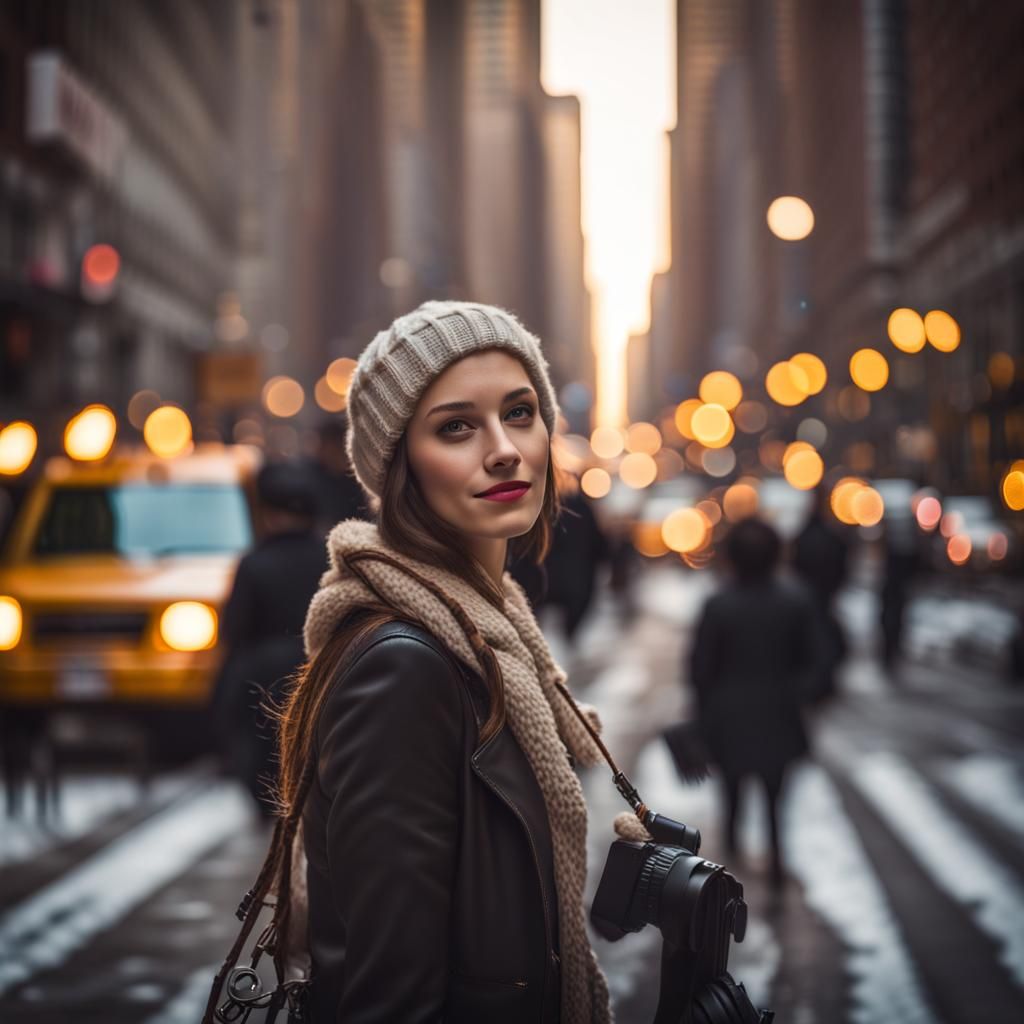 New York City in Sharp Focus with Bokeh