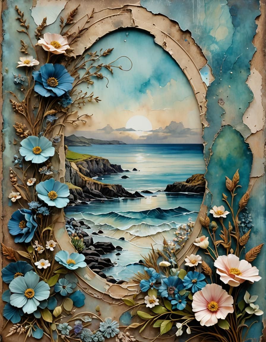 Seascape collage