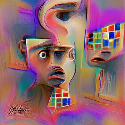Abstract Visual of Confusion Concept