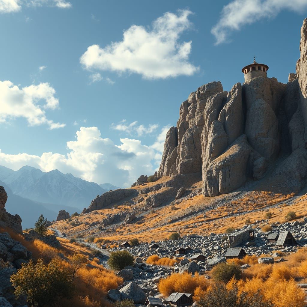 AI Generated Gold Rush Scene