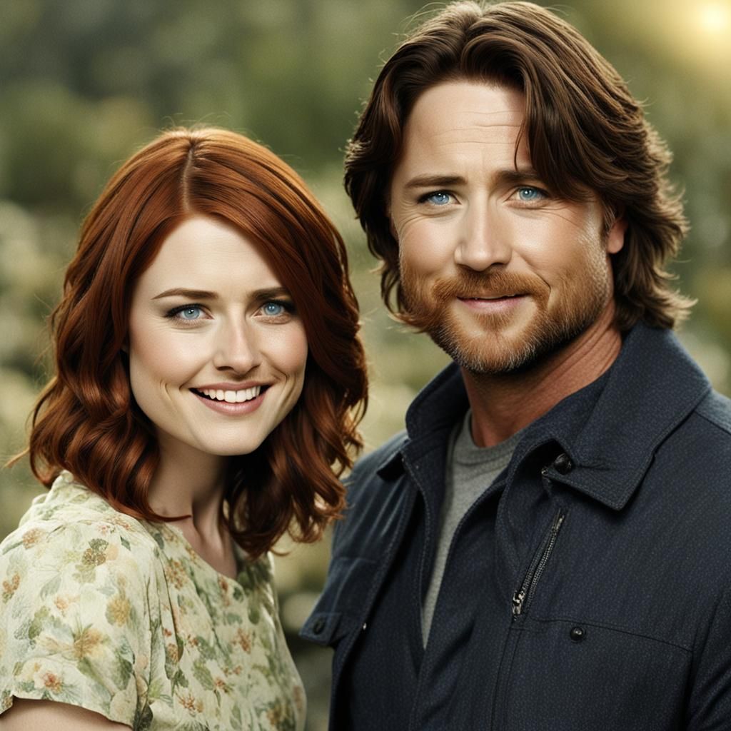 Alexandra Breckenridge and Martin Henderson as Digital Art