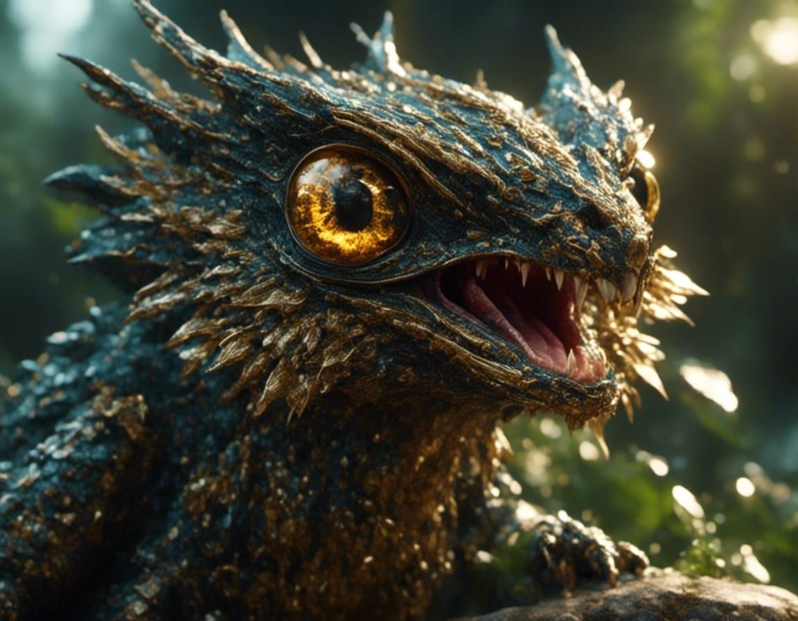 Photorealistic Gremlin-Cobra Hybrid in 4K