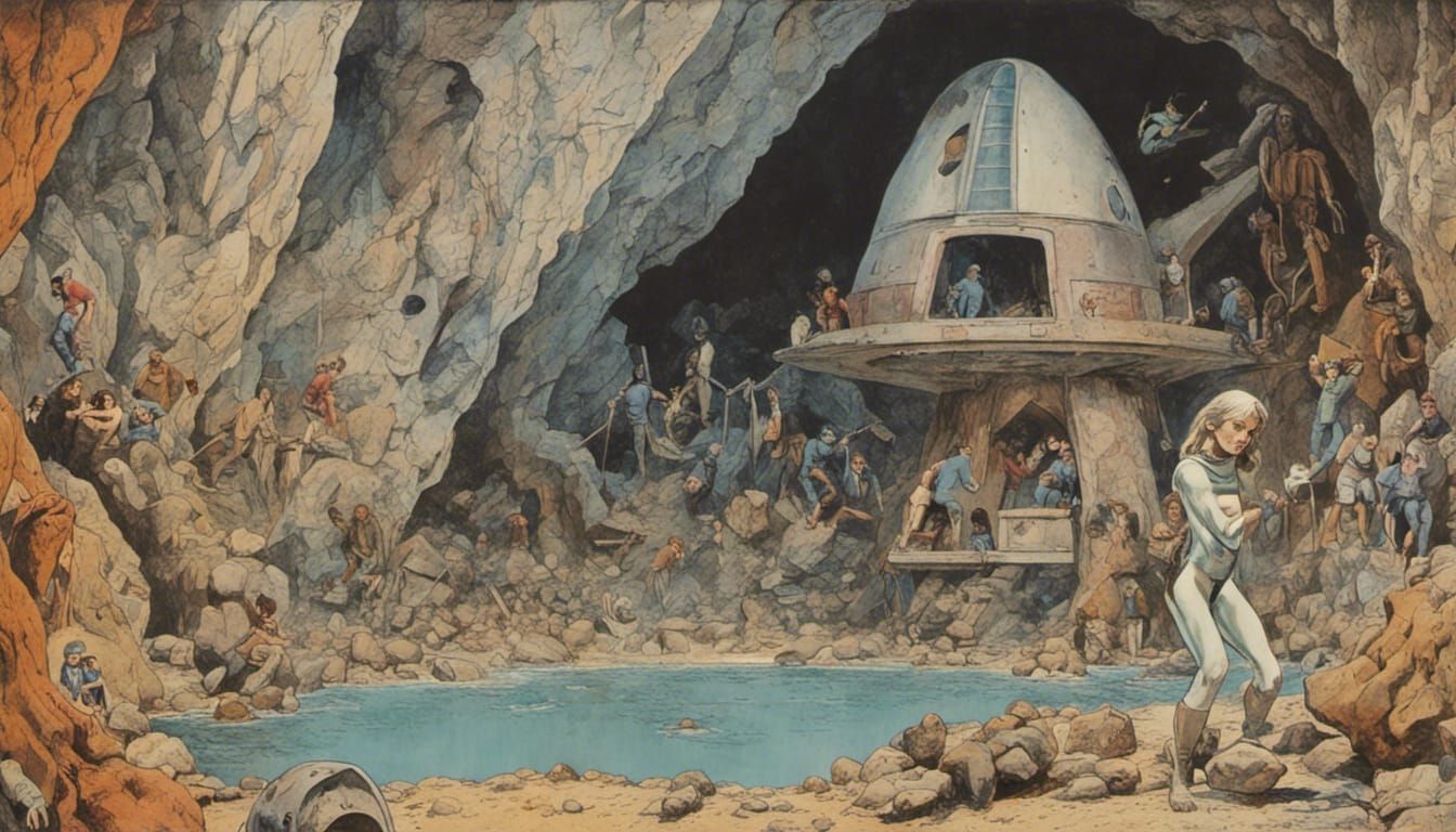 Retro Photograph: Asimov's Caves of Steel, 1971