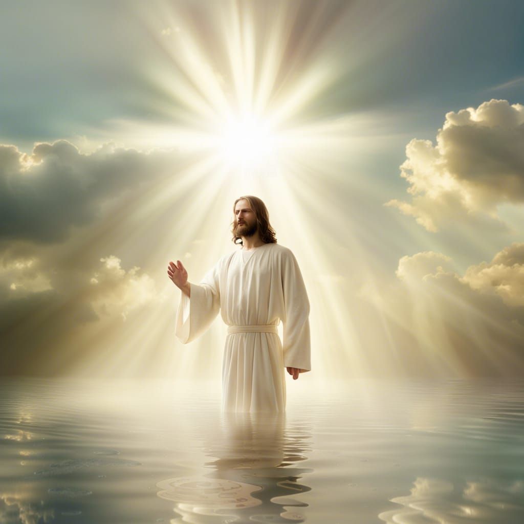 Jesus Christ's Holy Baptism in Divine Light