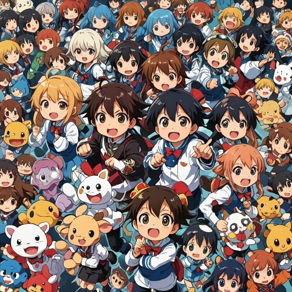 Anime-Style Manga Illustration