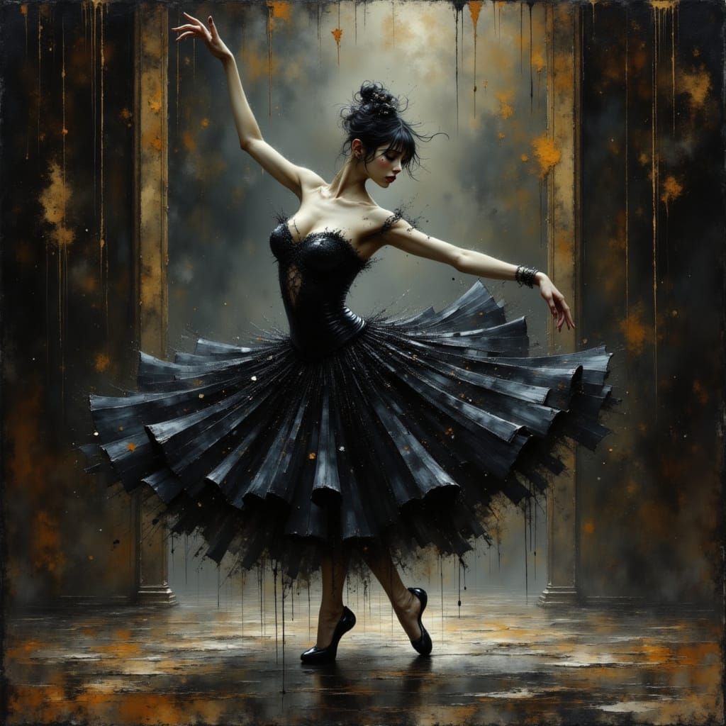 Practice to dance the black swan.
