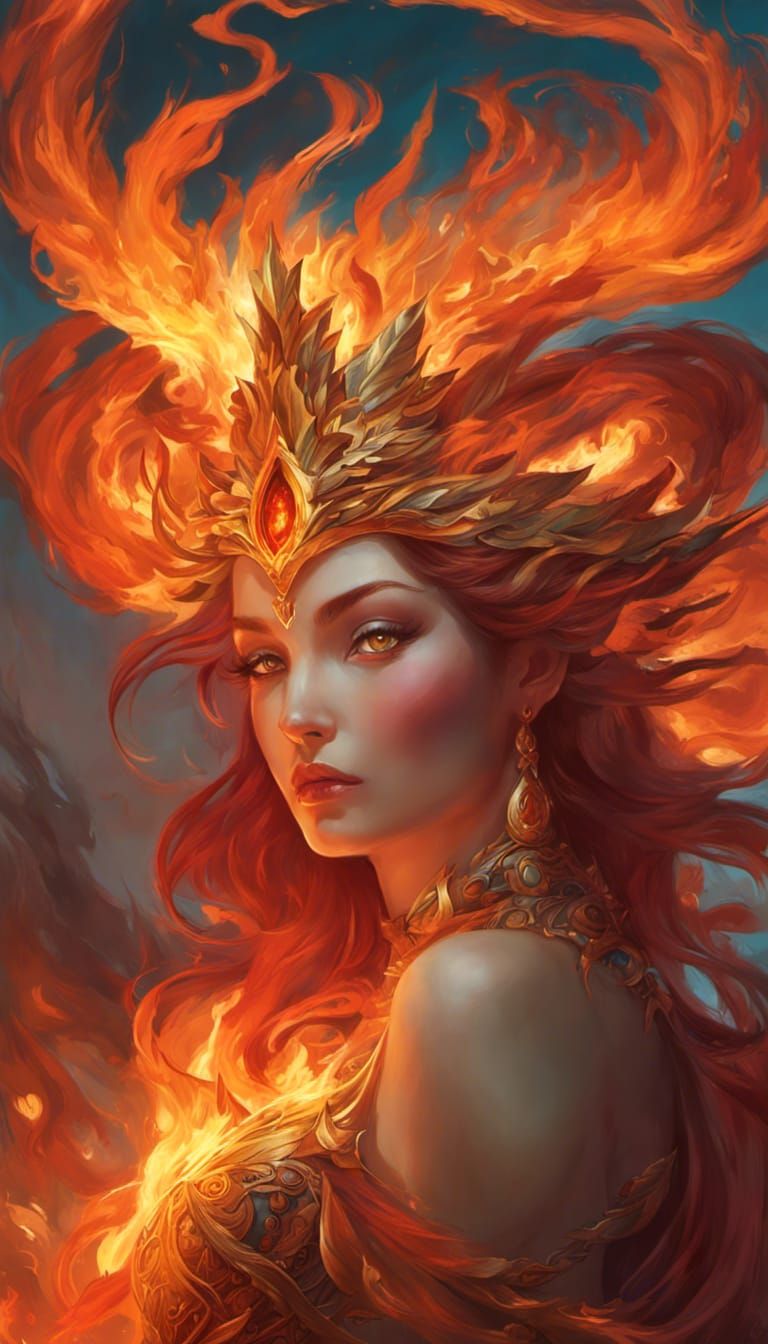 Fire elemental; Efreeti