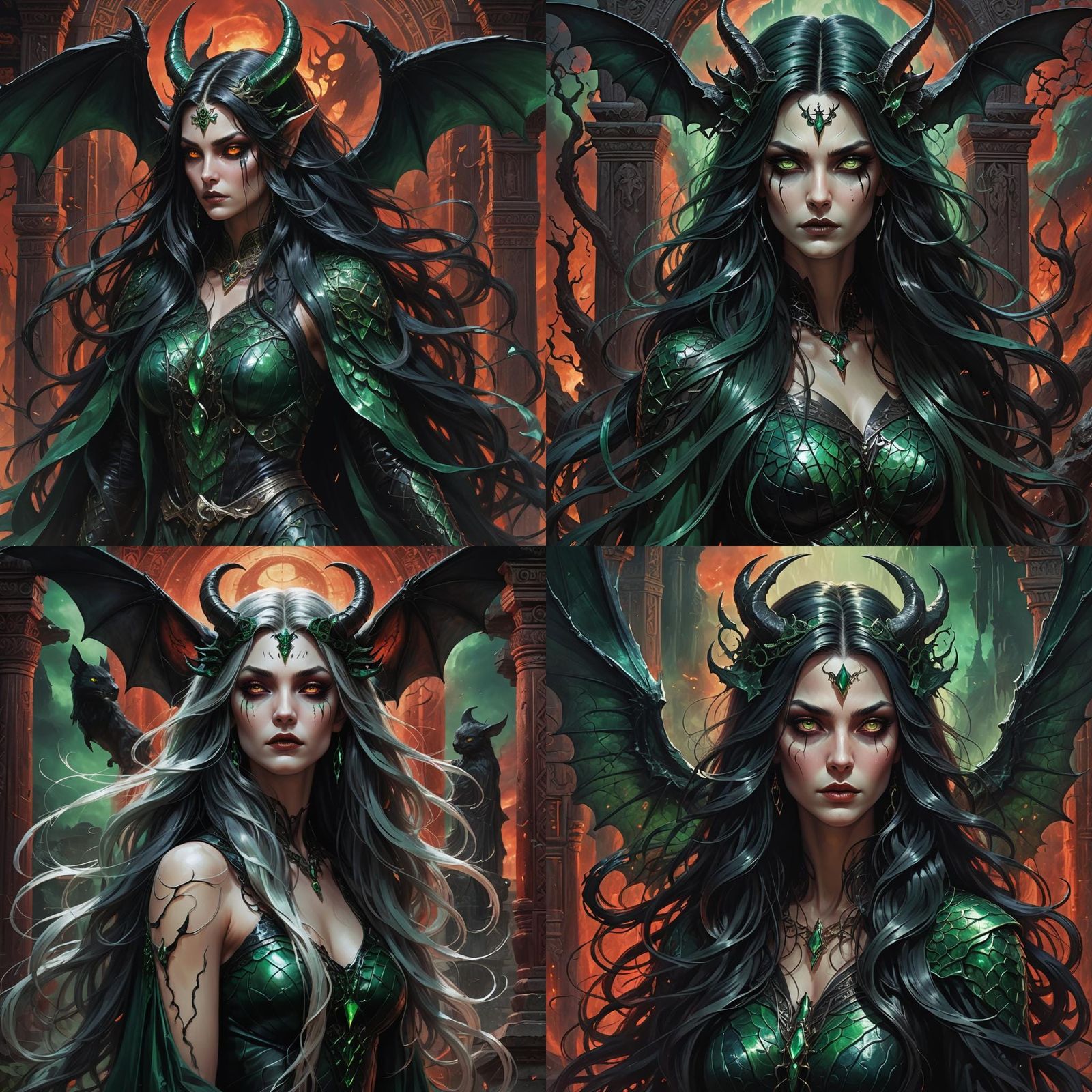 Emerald Witch Emerges from Ancient Temple