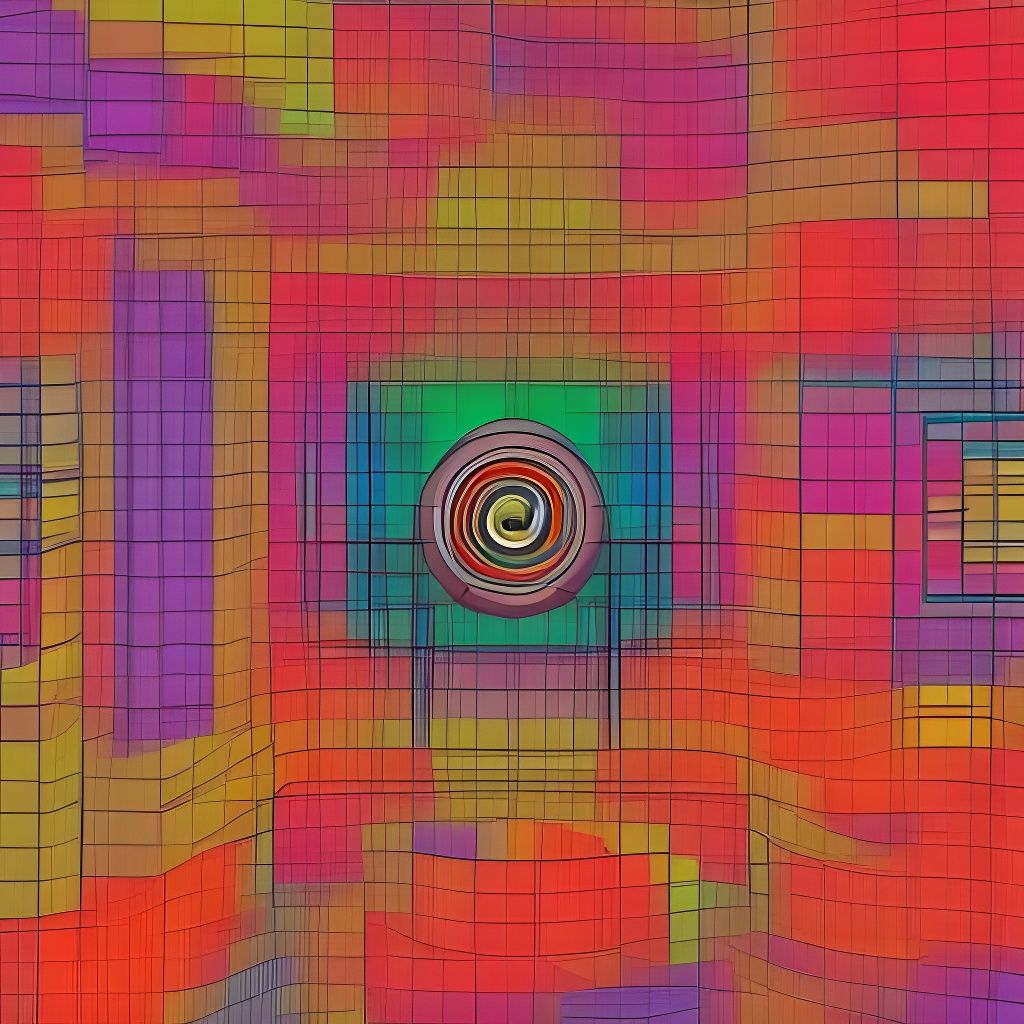 Vibrant Abstract Dreamscape in Pastel Colors