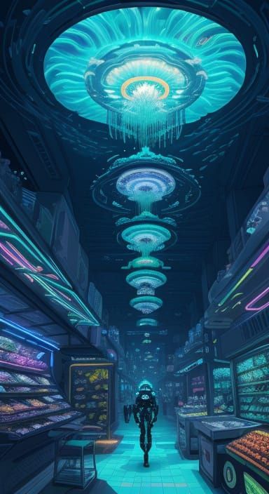 Futuristic Underwater City Inspired by Coral Reefs