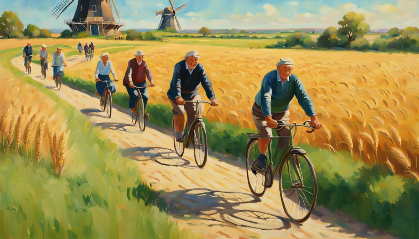 Radtour in den Niederlanden . . .