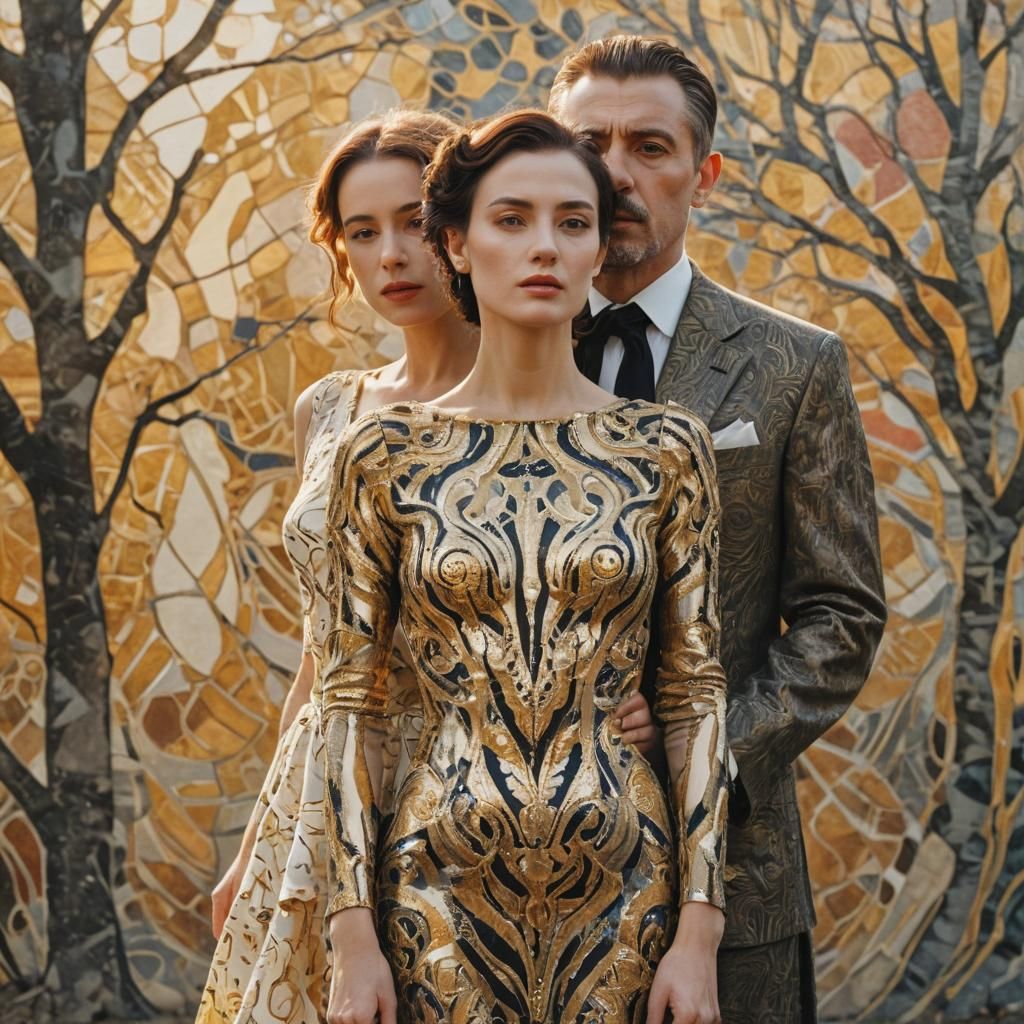 Surreal Portrait of a Couple at Dawn