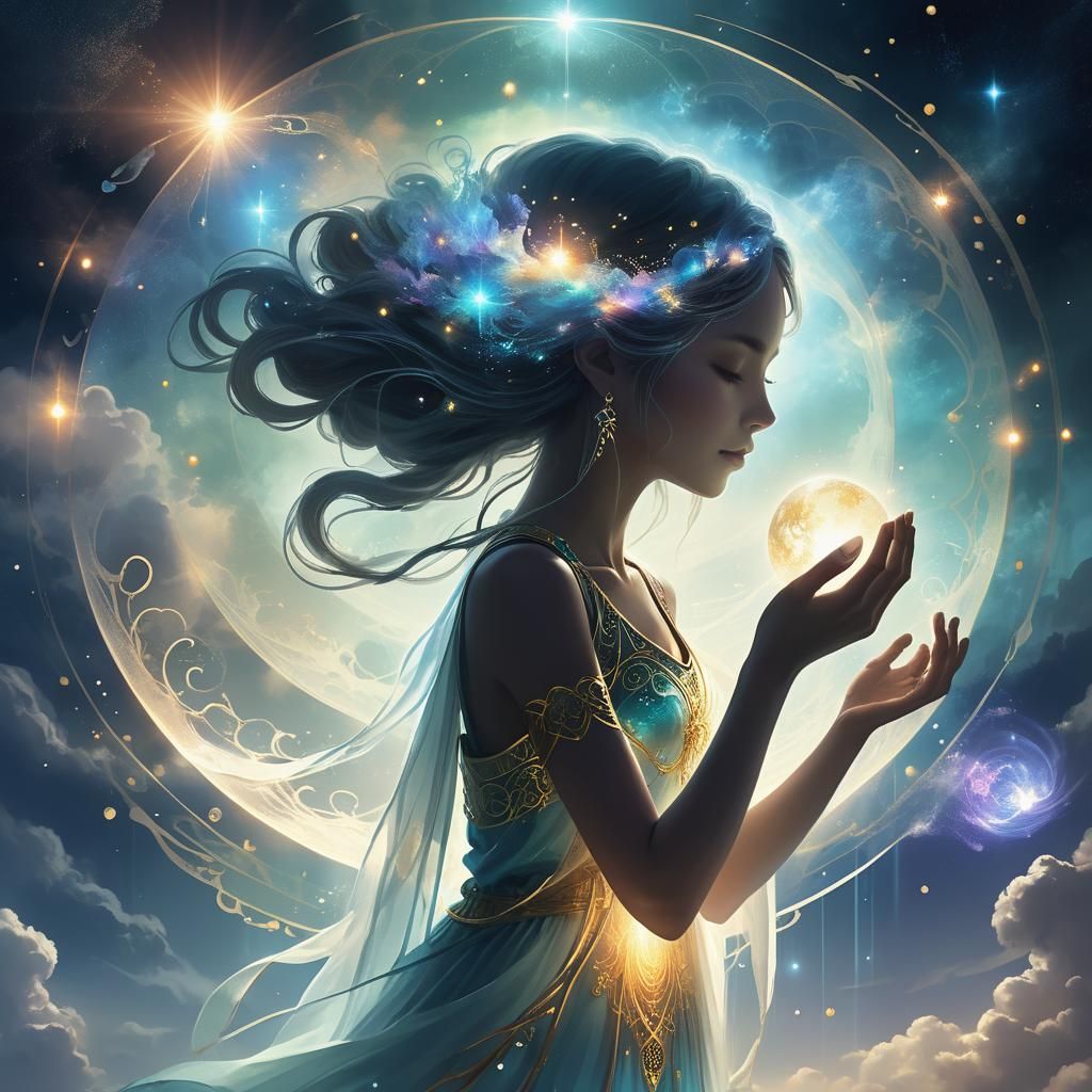 Ethereal Fantasy Landscape in a Serene Atmosphere