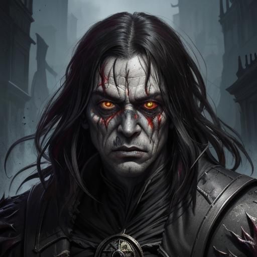 Monsters a Seer Can See: Sinister Oil Painting