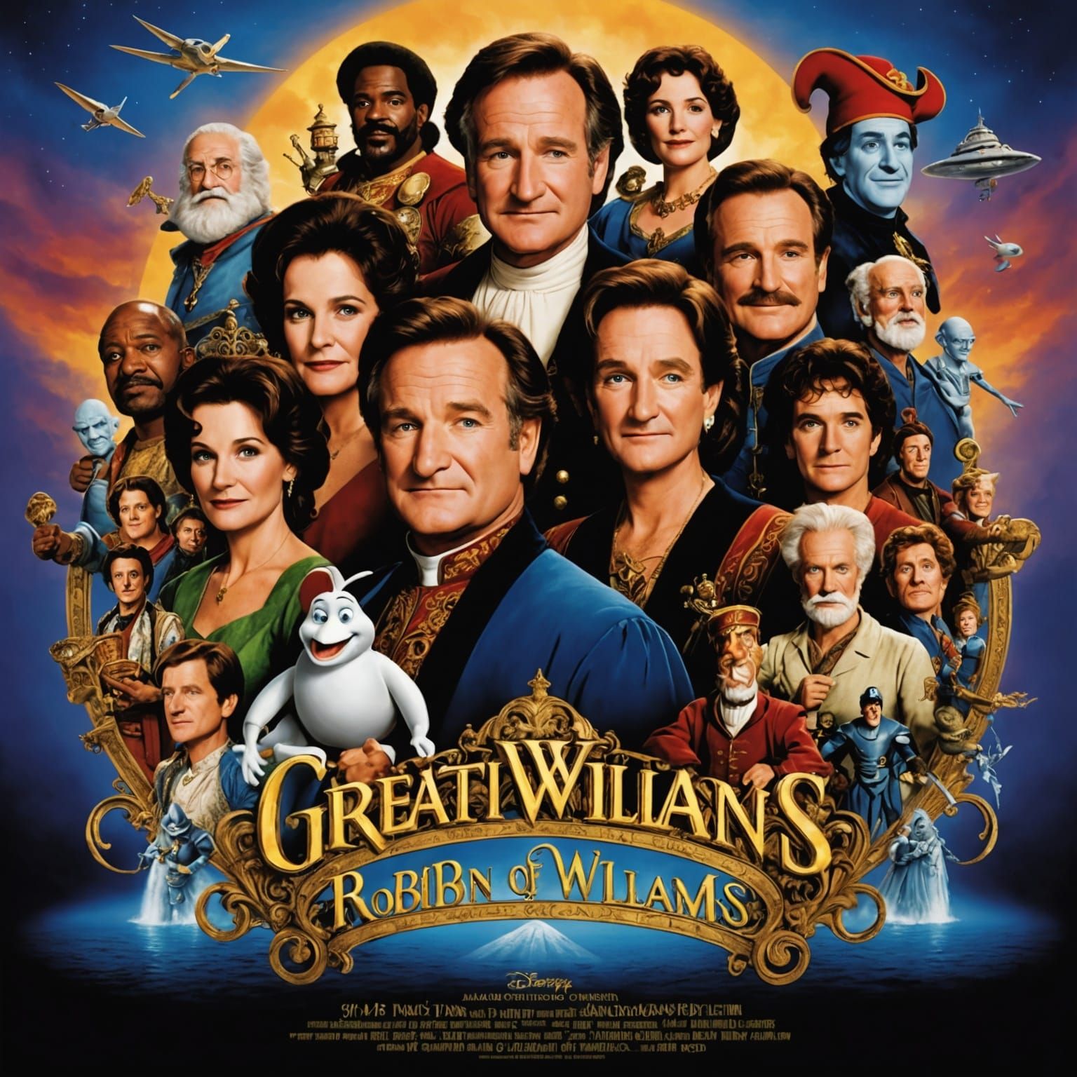 Robin Williams Tribute: A Digital Masterpiece