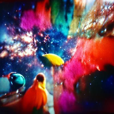 Colorful Abstract Universe Exploration