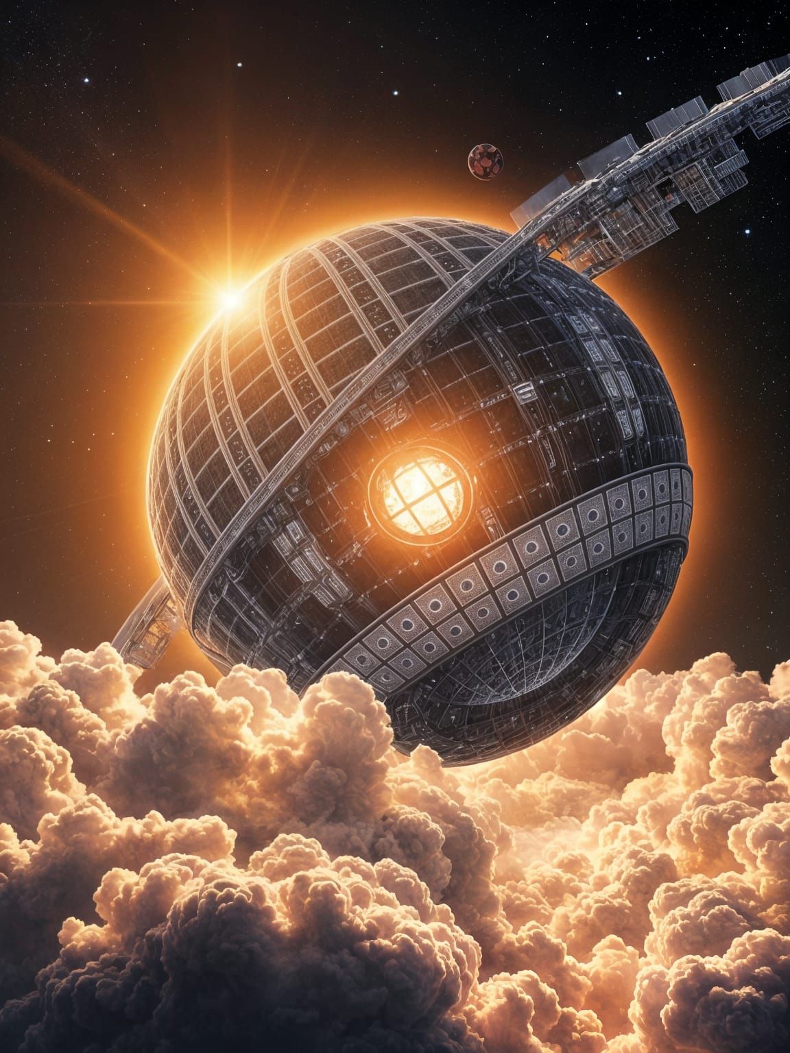 Hypothetical Star Energy Harvesting Megastructure in Photore...