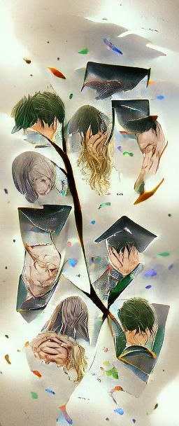 Abstract Farewell: Evocative Surreal Art